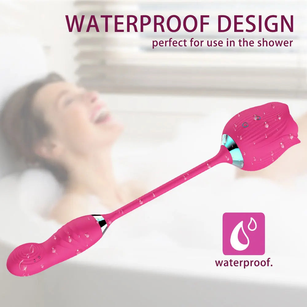 Rose Shape Sucking Vibrator G-spot Private Rose Vibrator Sucking Vibrator