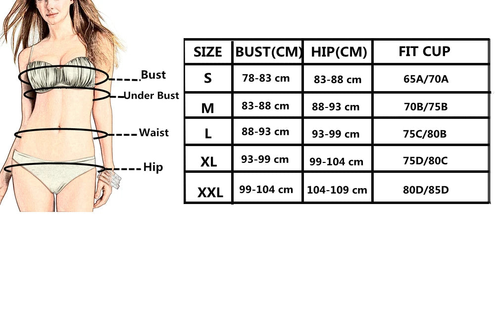 EONAR Push Up Bikini  Maillot de bain pour femmes