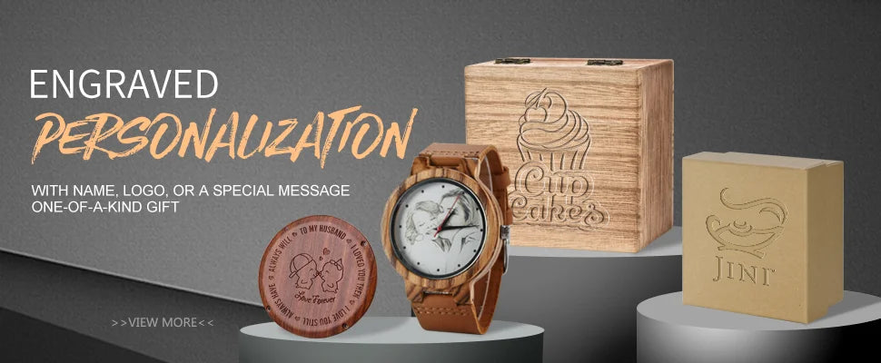 montre homme en bois