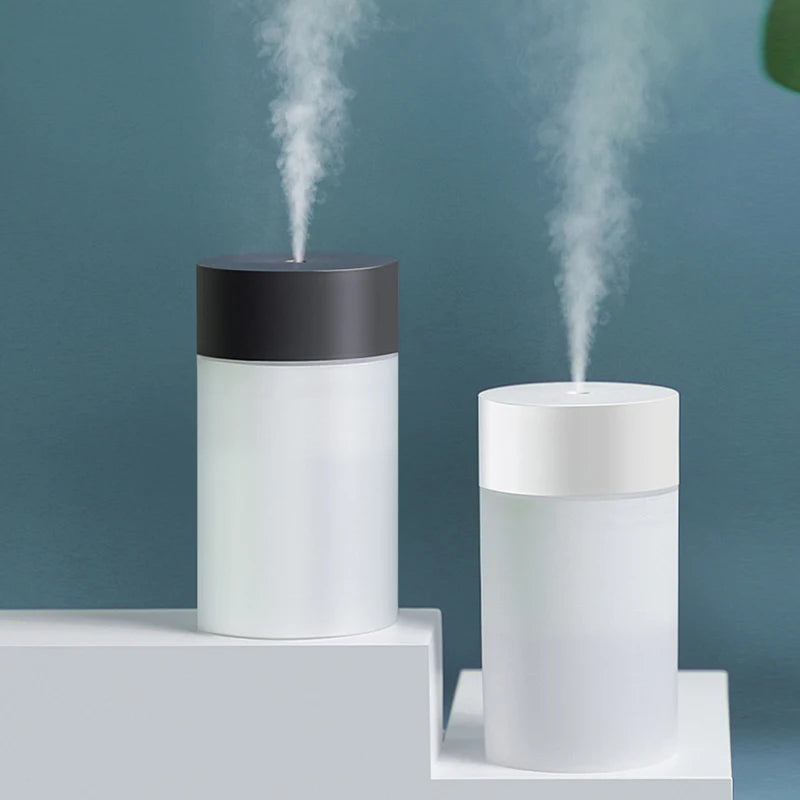 260ML USB Ultrasonic Air Humidifier LED Lamp Mini Essential Oil Diffuser Car Purifier Aroma Anion Mist Maker With Romantic Light