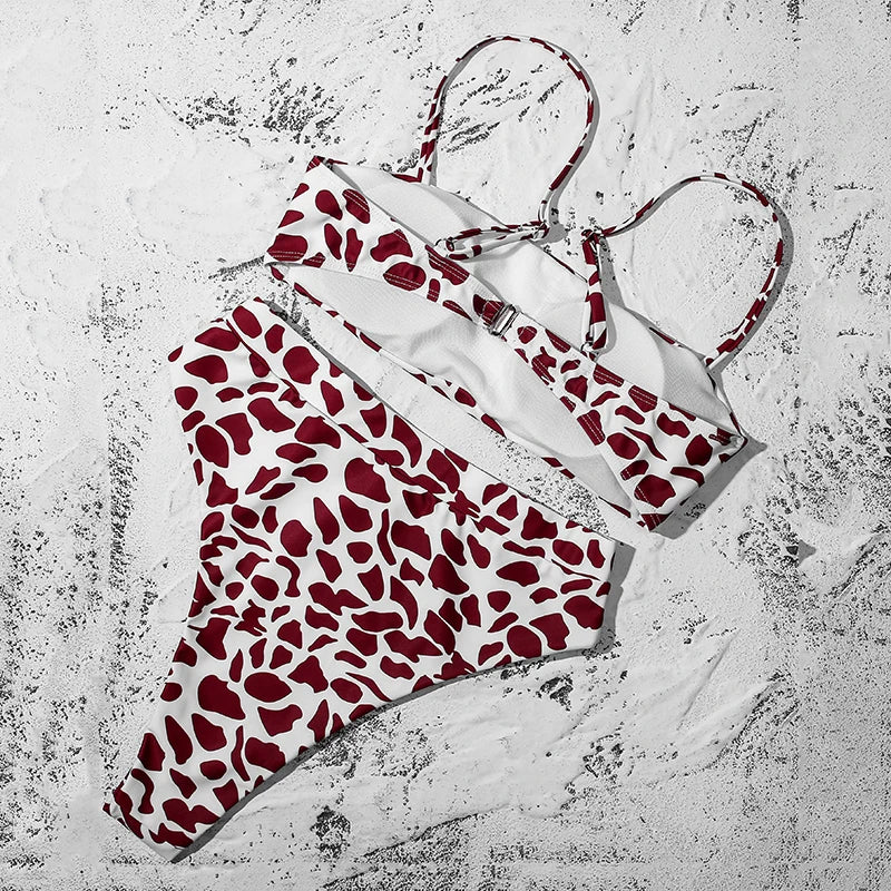 ZTVitality Bikinis Sexy Bikini Push-Up Uni 2021 Vente Chaude Soutien-Gorge Rembourré Bretelles Maillot de Bain Taille Haute Maillot de Bain Femme Biquini
