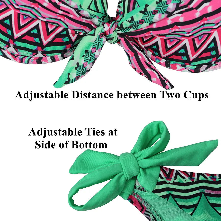 offre de bikini pour femmes eonar, ensemble de maillots de bain push-up, maillots de bain brésiliens, maillots de bain grande taille, maillot de bain féminin XXL