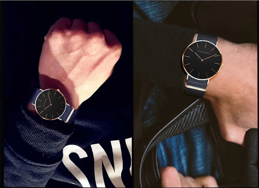 Montre homme or rose
