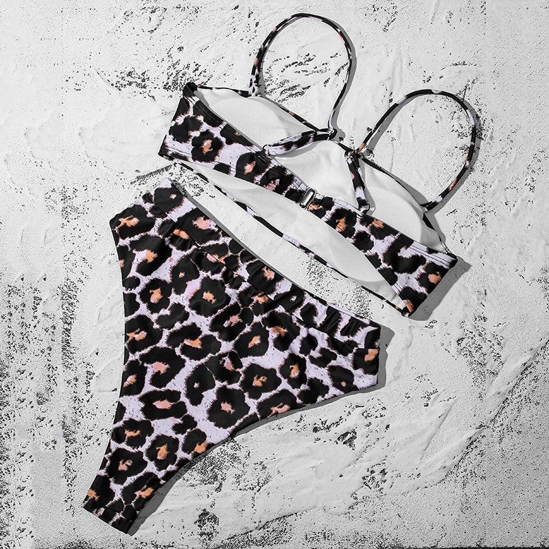 ZTVitality Bikinis Sexy Bikini Push-Up Uni 2021 Vente Chaude Soutien-Gorge Rembourré Bretelles Maillot de Bain Taille Haute Maillot de Bain Femme Biquini