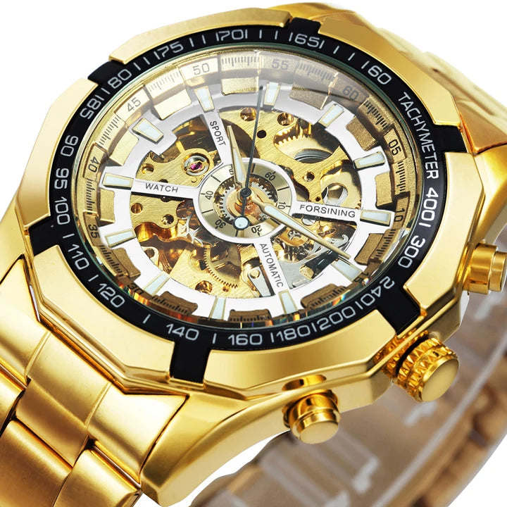 Montre Winner Watch pour hommes, squelette automatique mécanique, montre en or vintage pour homme, montres pour hommes, marque de luxe haut de gamme, часы мужские