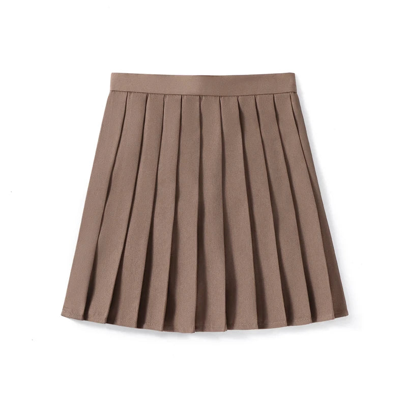 High Waist Skirt Ladies Summer Clothes Women's A Line Harajuku Korean Style Black Mini Pleated Skirt For School Girl Uniform