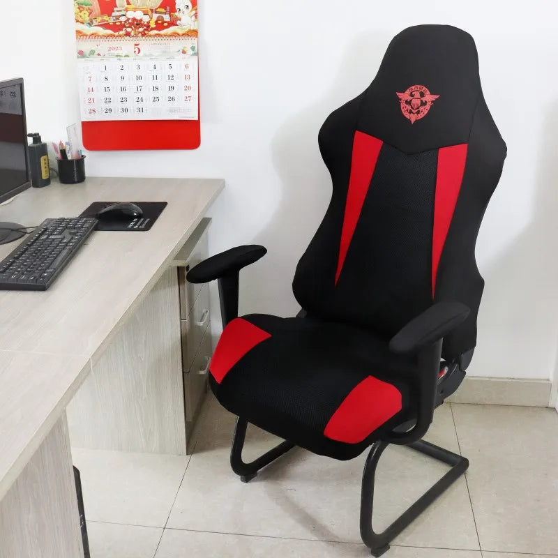 Home Office Computer E-Sports Chair Seat Cover Universal Elastic Dustproof Stretch Seat Protect Armchair Slipcovers Set