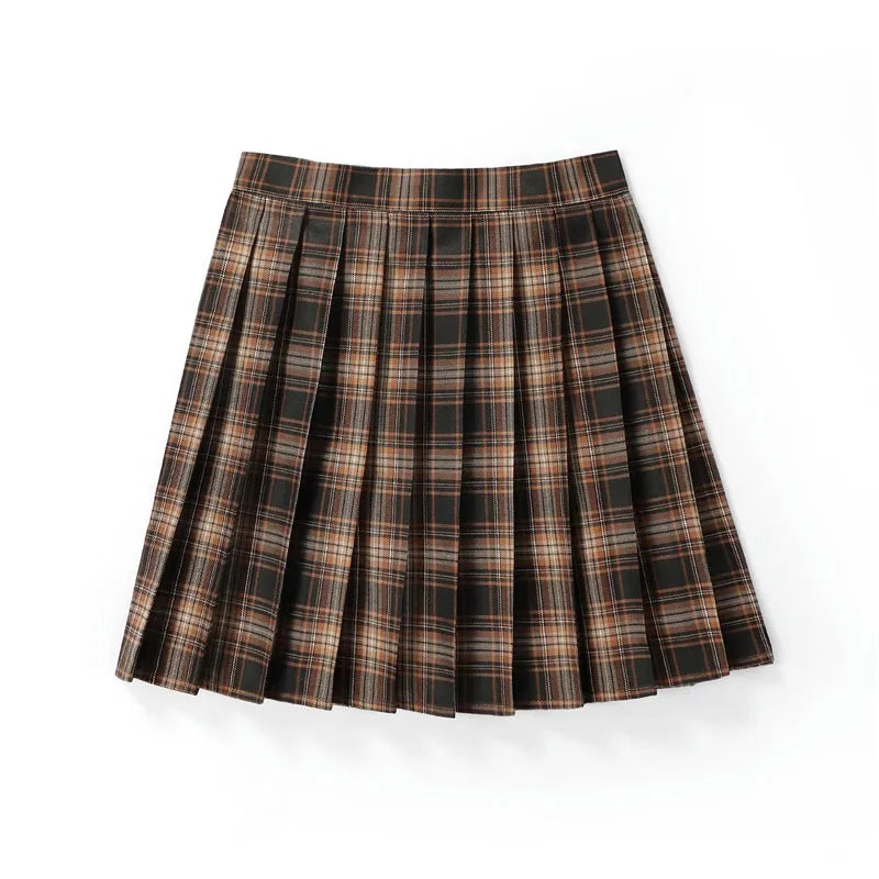 High Waist Skirt Ladies Summer Clothes Women's A Line Harajuku Korean Style Black Mini Pleated Skirt For School Girl Uniform