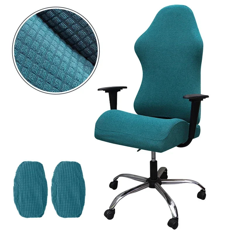 4pc/1 Set Spandex Office Chair Cover Gaming Chair Covers Elastic Armchair Seat Cover Computer Chairs Slipcovers Housse De Chaise