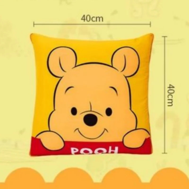 Winnie Bear Lotso Pillow Cartoon Outdoor Camping Portable Blanket Sofa Car Cushion Summer Air Conditioning Quilt Kid Gift