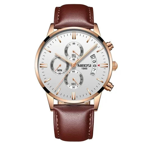 NIBOSI Bracelet montre homme fashion