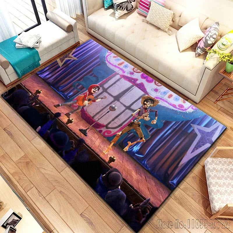 Anime Dream Travel Cartoon Rug Carpets 120x160cm Decor for Living Room Children's Bedroom Sofa Bathroom Kids Floor Mat