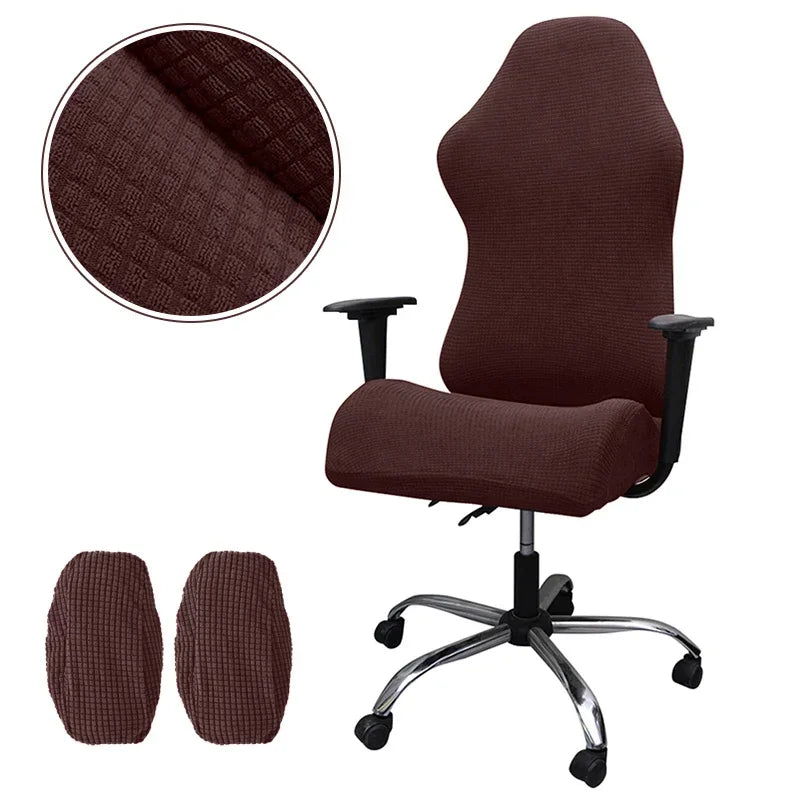4pc/1 Set Spandex Office Chair Cover Gaming Chair Covers Elastic Armchair Seat Cover Computer Chairs Slipcovers Housse De Chaise