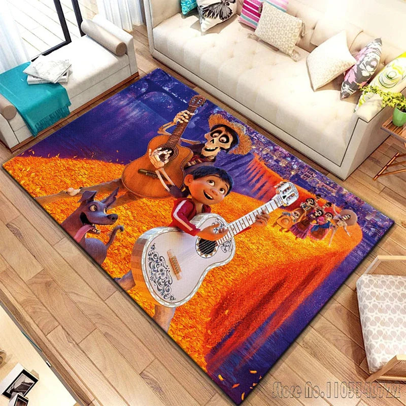 Anime Dream Travel Cartoon Rug Carpets 120x160cm Decor for Living Room Children's Bedroom Sofa Bathroom Kids Floor Mat