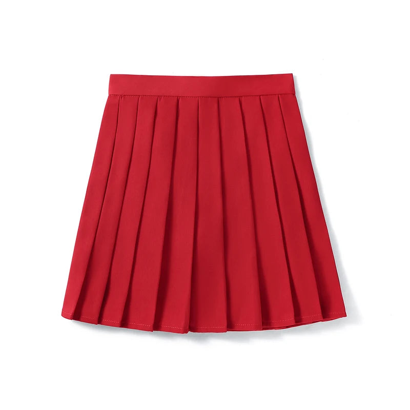 High Waist Skirt Ladies Summer Clothes Women's A Line Harajuku Korean Style Black Mini Pleated Skirt For School Girl Uniform