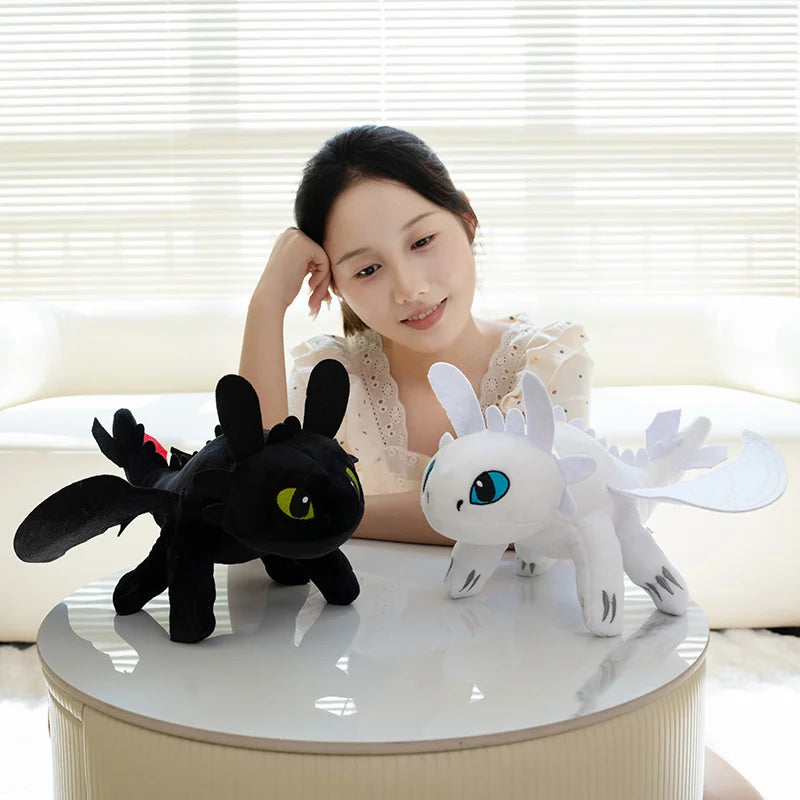 20-35CM Cartoon Toothless Peluche Toy Cute Anime Doll Dragon Pillow Stuffed Soft Doll Fans Collection Birthday Gifts