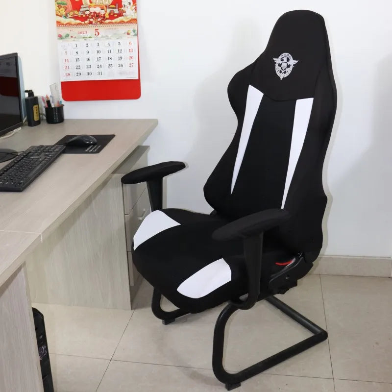 Home Office Computer E-Sports Chair Seat Cover Universal Elastic Dustproof Stretch Seat Protect Armchair Slipcovers Set