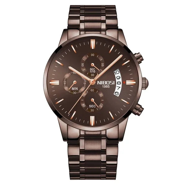 NIBOSI Bracelet montre homme fashion