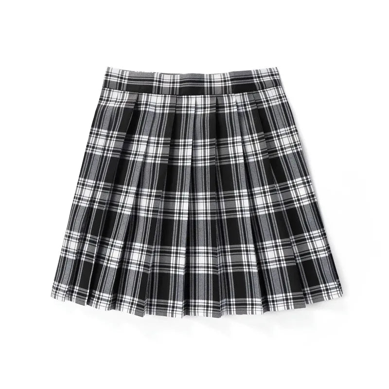High Waist Skirt Ladies Summer Clothes Women's A Line Harajuku Korean Style Black Mini Pleated Skirt For School Girl Uniform