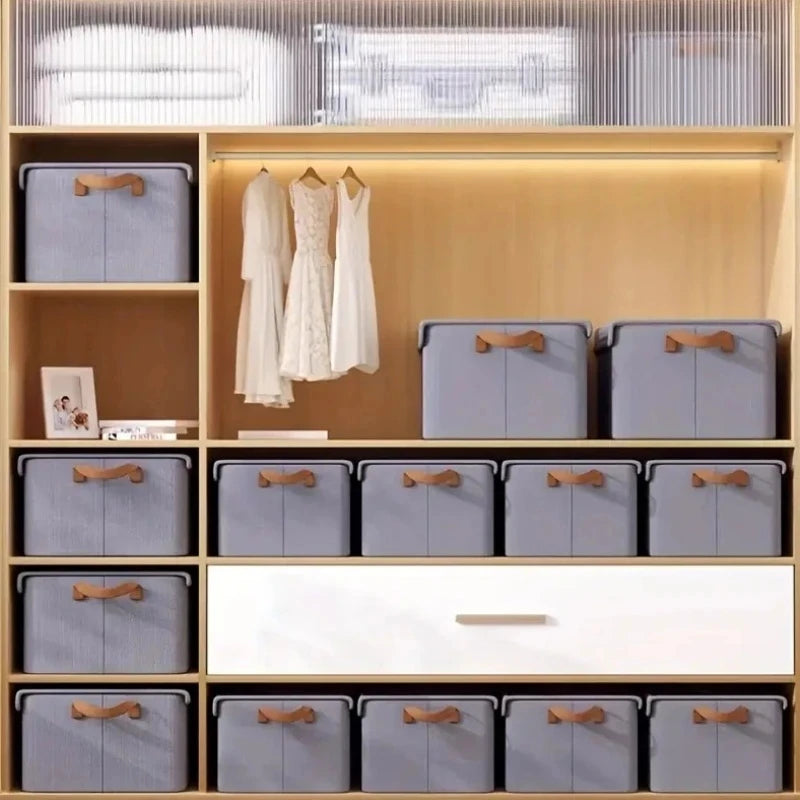 2/4pc Clothes Organizer Pants Sweater Storage Cabinets Drawers Organizer Jeans Storage Box Wardrobe Clothes Storage Organizers
