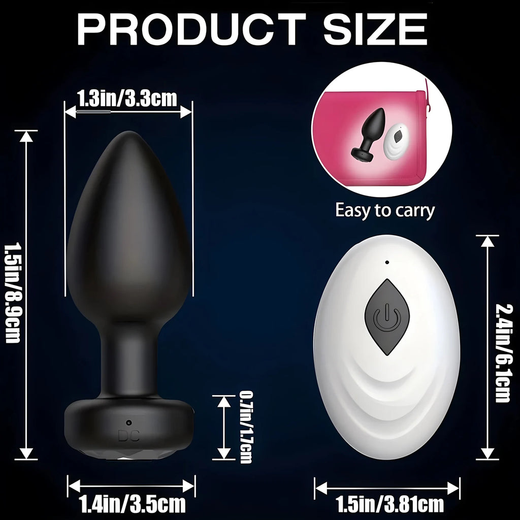 Sexy Toys Anal Plug Butt Vibrator Women/Men Soft Silicone Erotic Anal Plug Training Adults Sex Toys for Couple Women Gay