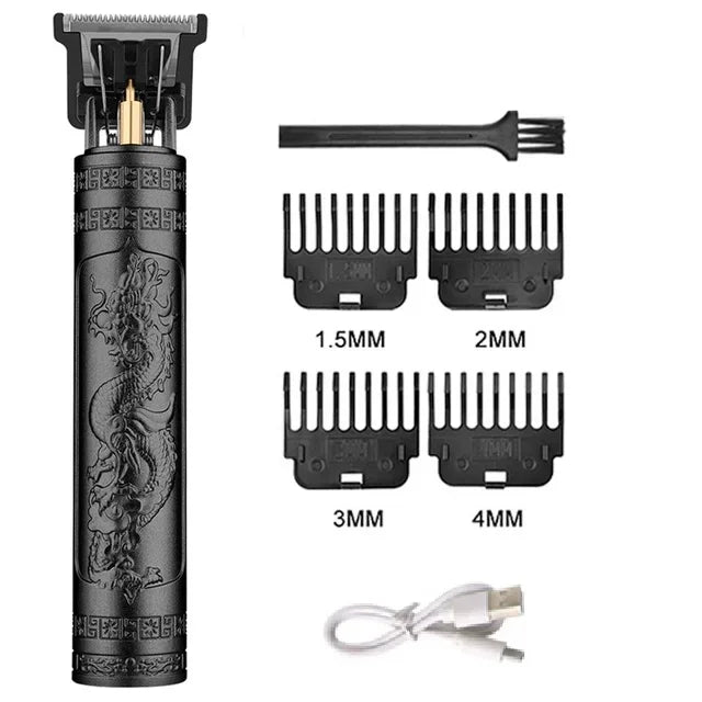 Vintage Cordless Hair Cutting Machine Portable Hair Clipper Electric Hair Trimmer USB Fast Charging Shaver Barber For Hairdresse