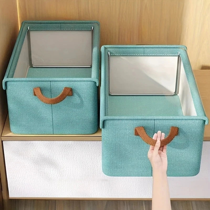2/4pc Clothes Organizer Pants Sweater Storage Cabinets Drawers Organizer Jeans Storage Box Wardrobe Clothes Storage Organizers