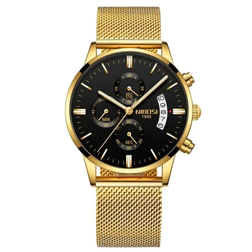 NIBOSI Bracelet montre homme fashion