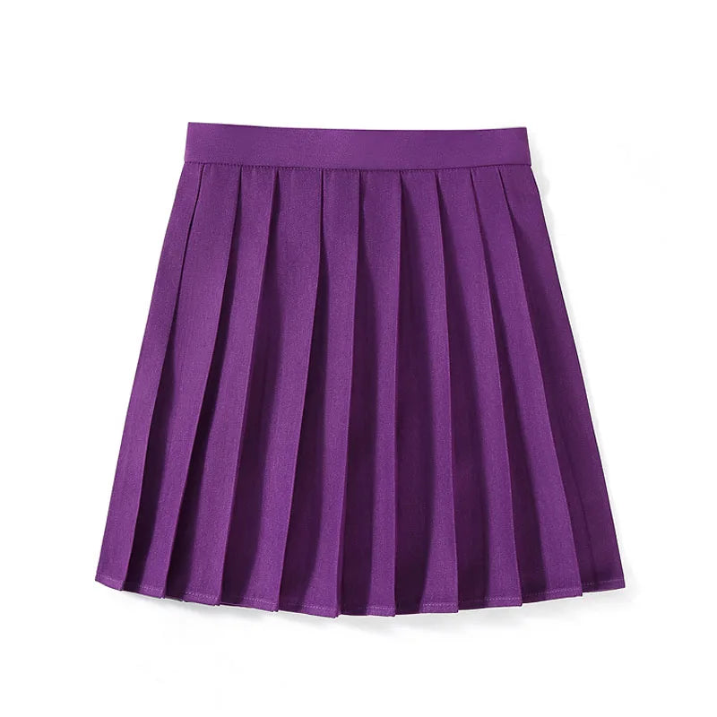 High Waist Skirt Ladies Summer Clothes Women's A Line Harajuku Korean Style Black Mini Pleated Skirt For School Girl Uniform