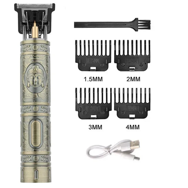Vintage Cordless Hair Cutting Machine Portable Hair Clipper Electric Hair Trimmer USB Fast Charging Shaver Barber For Hairdresse