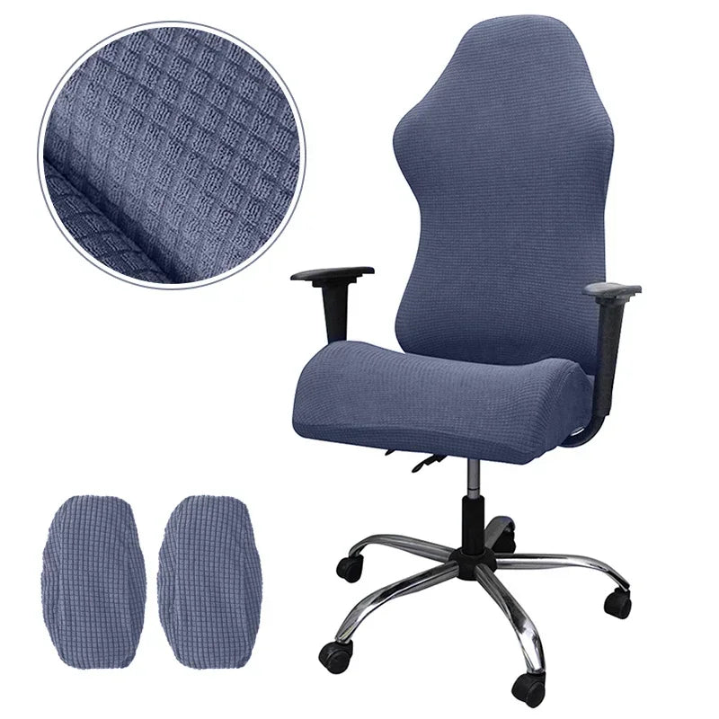 4pc/1 Set Spandex Office Chair Cover Gaming Chair Covers Elastic Armchair Seat Cover Computer Chairs Slipcovers Housse De Chaise