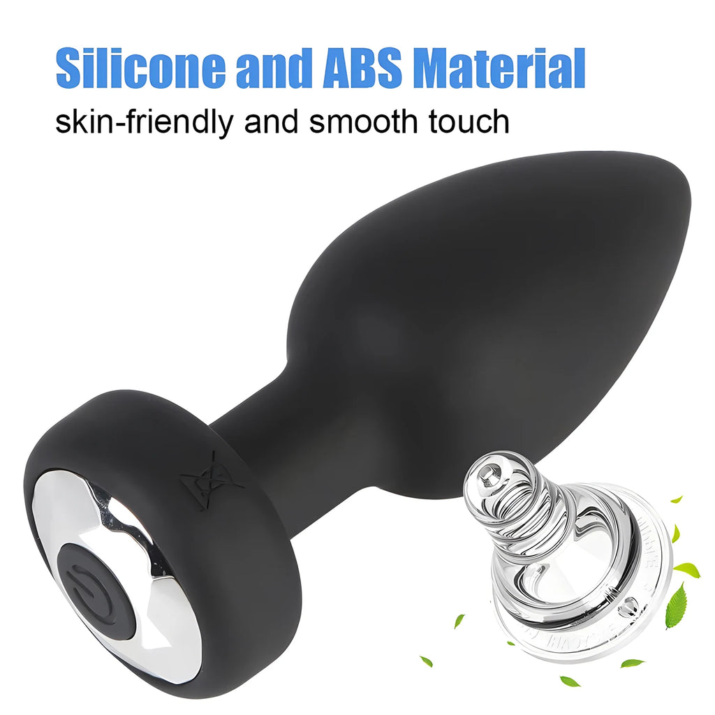 Sexy Toys Anal Plug Butt Vibrator Women/Men Soft Silicone Erotic Anal Plug Training Adults Sex Toys for Couple Women Gay