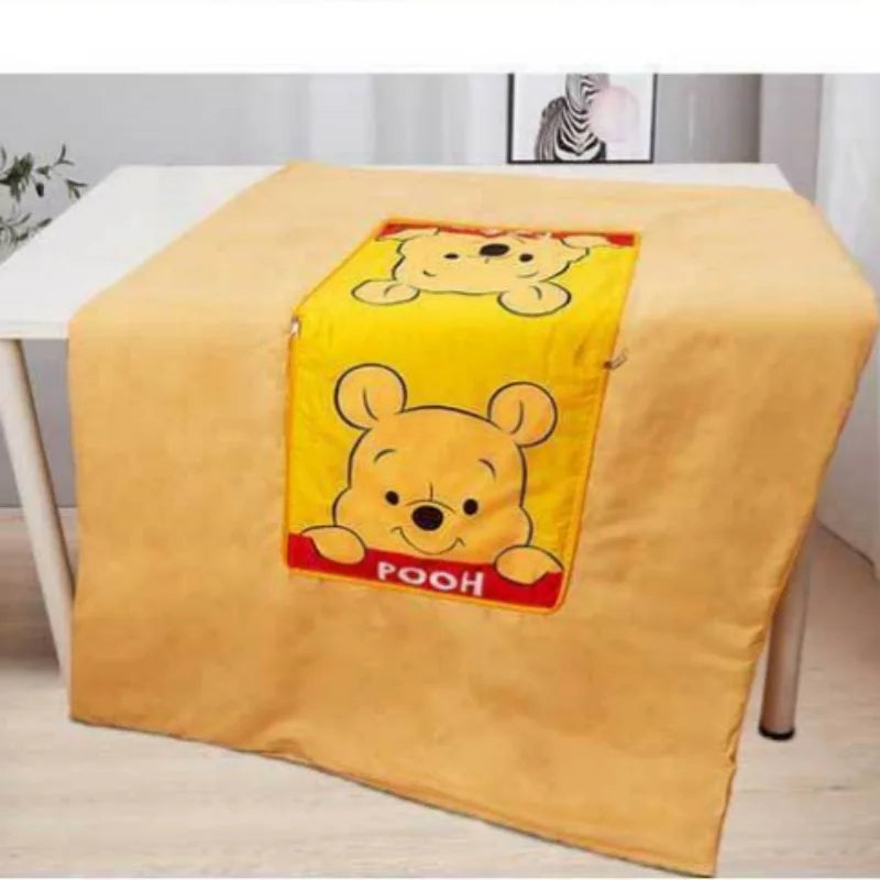 Winnie Bear Lotso Pillow Cartoon Outdoor Camping Portable Blanket Sofa Car Cushion Summer Air Conditioning Quilt Kid Gift