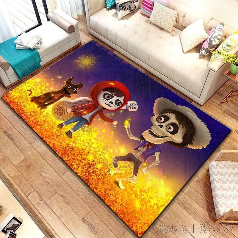 Anime Dream Travel Cartoon Rug Carpets 120x160cm Decor for Living Room Children's Bedroom Sofa Bathroom Kids Floor Mat
