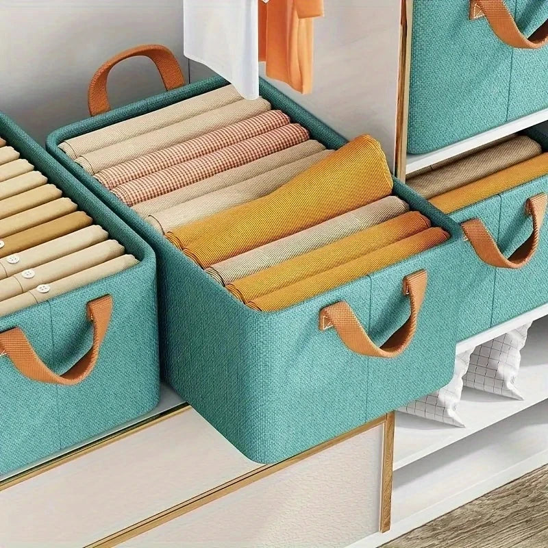 2/4pc Clothes Organizer Pants Sweater Storage Cabinets Drawers Organizer Jeans Storage Box Wardrobe Clothes Storage Organizers