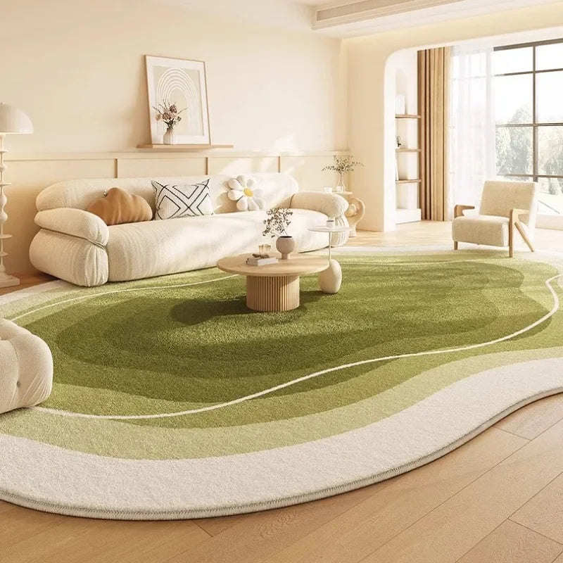 Irregular Gradient Decorate Living Room Carpet Simple Art Bedroom Soft Floor Mat Home Cloakroom Coffee Table Rug Ковер Tapis 러그