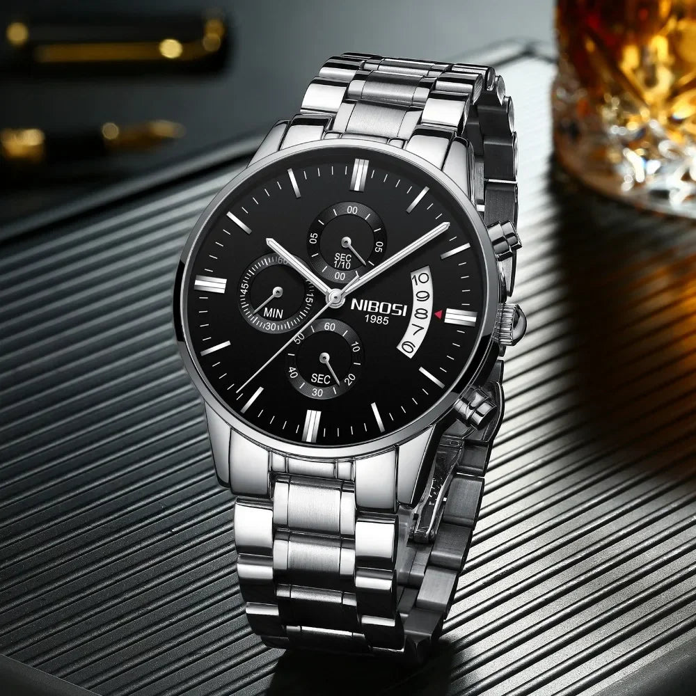 NIBOSI Bracelet montre homme fashion