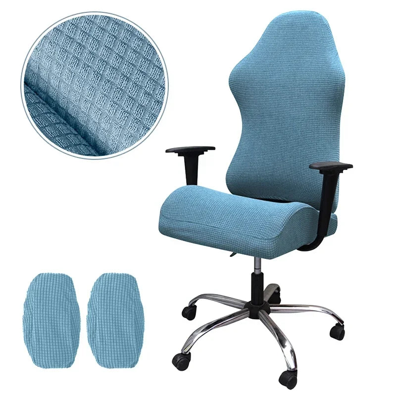 4pc/1 Set Spandex Office Chair Cover Gaming Chair Covers Elastic Armchair Seat Cover Computer Chairs Slipcovers Housse De Chaise