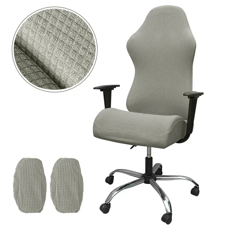 4pc/1 Set Spandex Office Chair Cover Gaming Chair Covers Elastic Armchair Seat Cover Computer Chairs Slipcovers Housse De Chaise