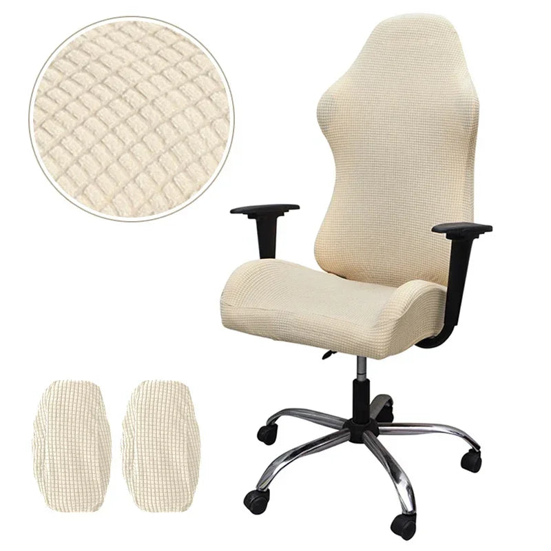 4pc/1 Set Spandex Office Chair Cover Gaming Chair Covers Elastic Armchair Seat Cover Computer Chairs Slipcovers Housse De Chaise