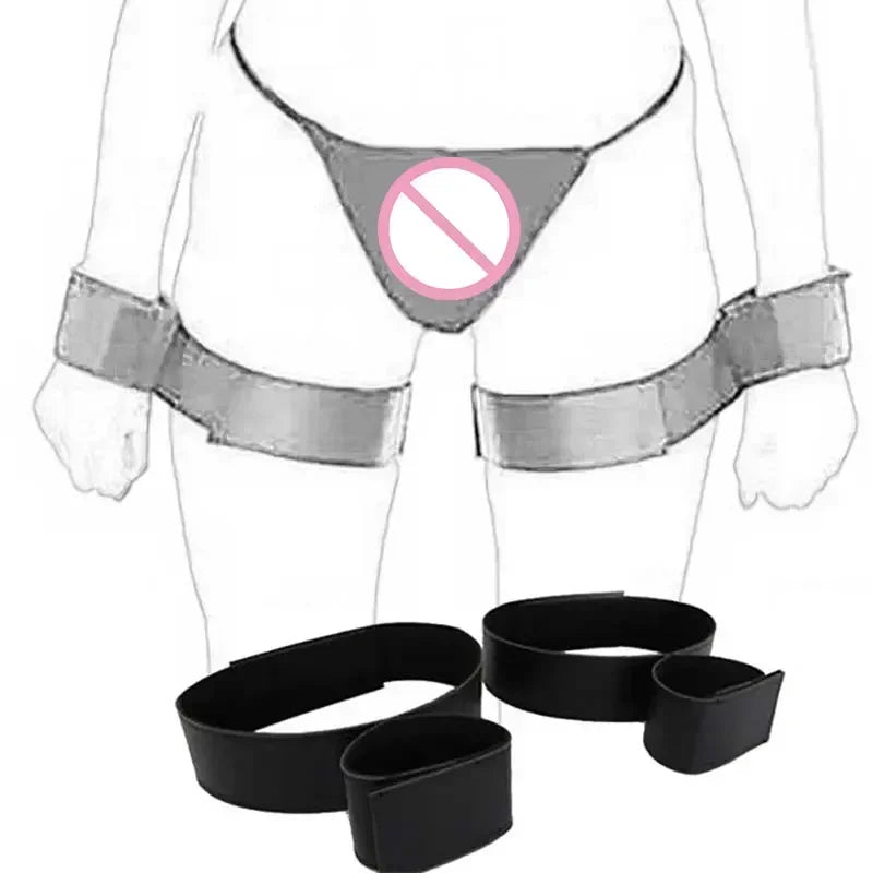 Adult Game Sexy Toys For Men Women BDSM Bondage Adjustable Handcuffs Ankle Straps Fetish No Vibrator Erotic Sex Shop 18+