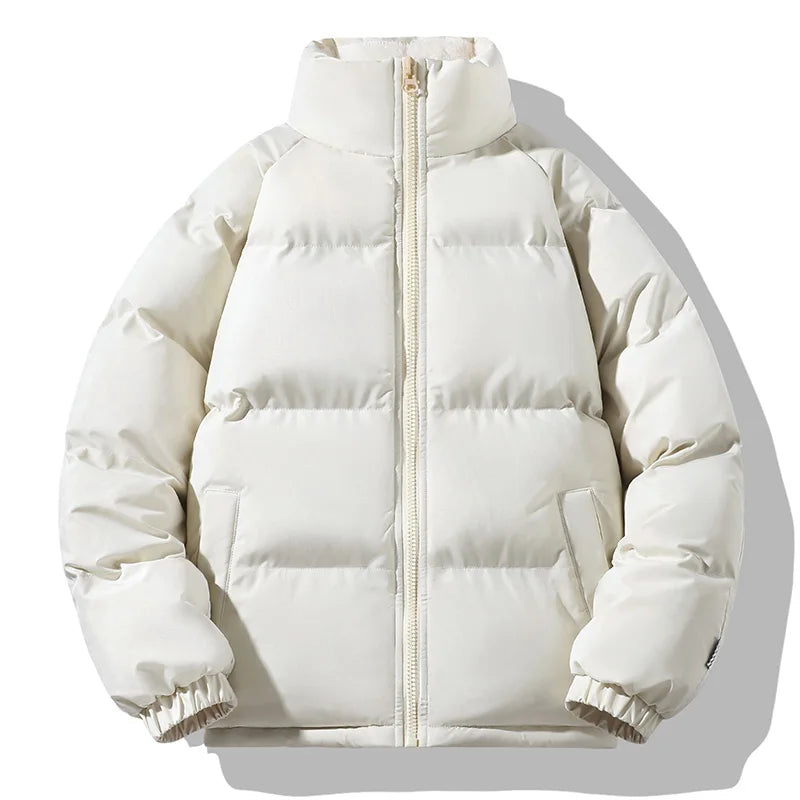 New Velvet Warm and Comfortable Breathable Trend Versatile Windproof Cotton Jacket for Men's Sports and Leisure Warm Jacket
