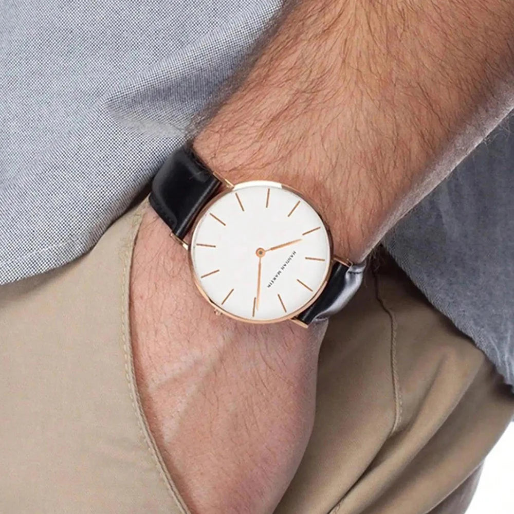 Montre homme or rose