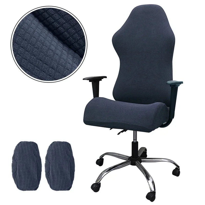 4pc/1 Set Spandex Office Chair Cover Gaming Chair Covers Elastic Armchair Seat Cover Computer Chairs Slipcovers Housse De Chaise