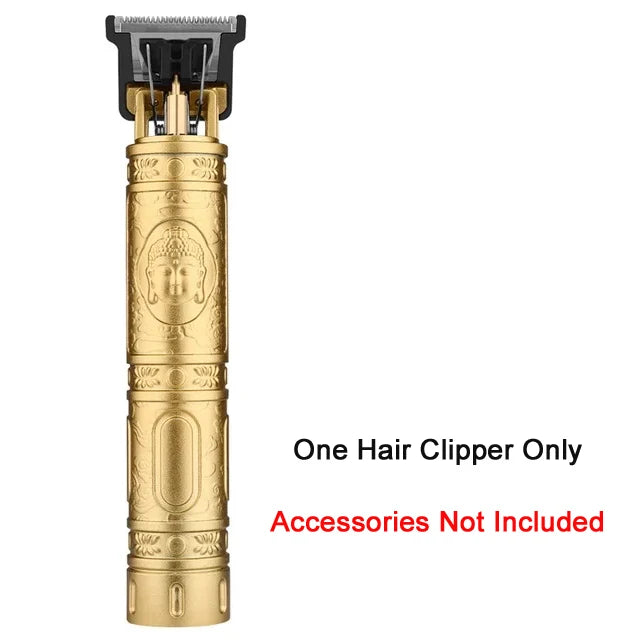 Vintage Cordless Hair Cutting Machine Portable Hair Clipper Electric Hair Trimmer USB Fast Charging Shaver Barber For Hairdresse