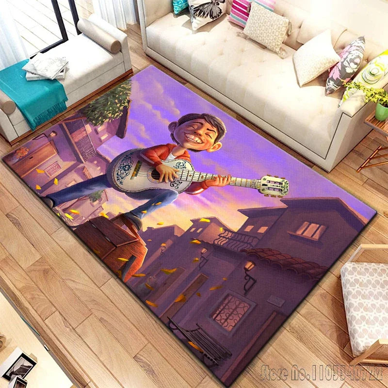 Anime Dream Travel Cartoon Rug Carpets 120x160cm Decor for Living Room Children's Bedroom Sofa Bathroom Kids Floor Mat