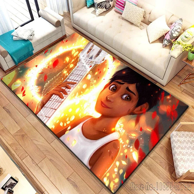 Anime Dream Travel Cartoon Rug Carpets 120x160cm Decor for Living Room Children's Bedroom Sofa Bathroom Kids Floor Mat