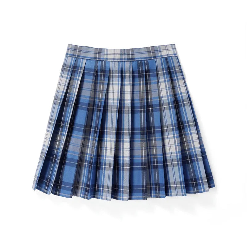 High Waist Skirt Ladies Summer Clothes Women's A Line Harajuku Korean Style Black Mini Pleated Skirt For School Girl Uniform