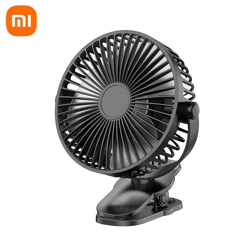 Xiaomi Rechargeable Portable Electric Fan 720° Rotating Clip Fan Night Light Air Cooler Outdoor Camping Small Fan Ventilator