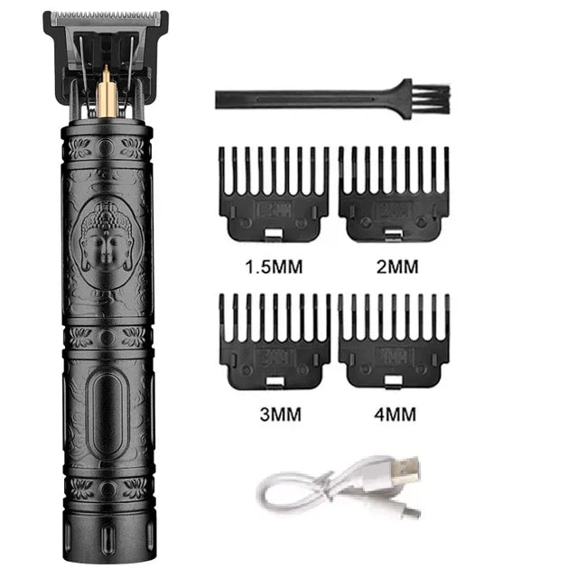 Vintage Cordless Hair Cutting Machine Portable Hair Clipper Electric Hair Trimmer USB Fast Charging Shaver Barber For Hairdresse
